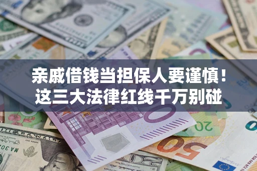 北京亲戚借钱当担保人要谨慎！这三大法律红线千万别碰