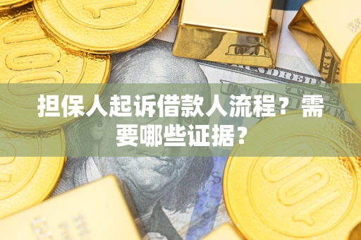 北京担保人起诉借款人流程？需要哪些证据？