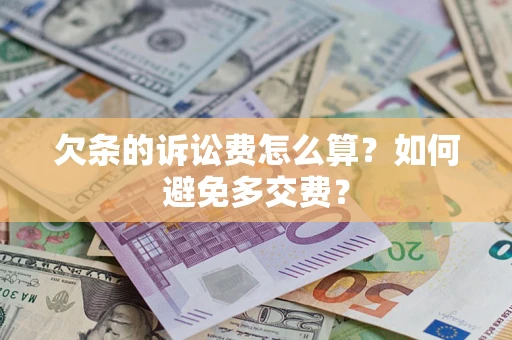北京欠条的诉讼费怎么算？如何避免多交费？