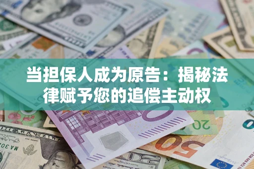 北京当担保人成为原告:揭秘法律赋予您的追偿主动权 北京当担保人成为原告:揭秘法律赋予您的追偿主动权