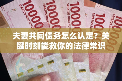 北京夫妻共同债务怎么认定？关键时刻能救你的法律常识