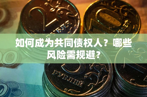 北京如何成为共同债权人？哪些风险需规避？