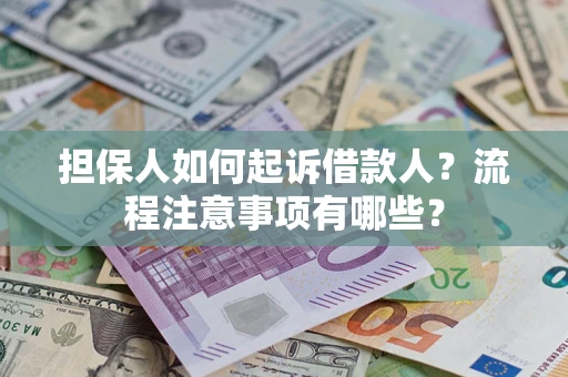 北京担保人如何起诉借款人？流程注意事项有哪些？